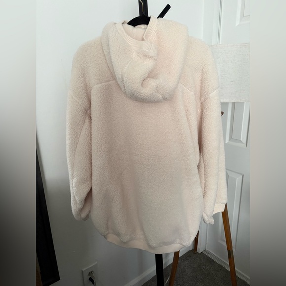 NWT FREE PEOPLE MOVEMENT Scout It Out Fleece Pullover | Birch Tree MSRP $148 - Picture 9 of 10